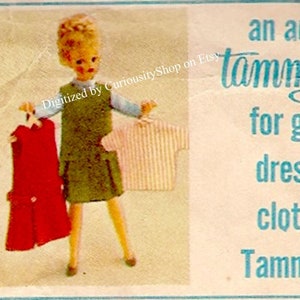 PDF Tammy 12&quot; Bluse und Pulli NO Kind Schnittmuster 6150 Download & Print at Home