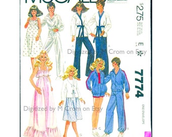 PDF Pattern 18-19" Fashion Doll Clothes Download & Print at home