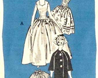 PDF 11.5" Vintage Fashion Doll pattern Fits Barbie, mail order #4891 - Digital Pattern Download and Print at Home