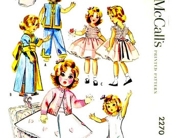 PDF 17" Shirley or Vinyl Slim Doll Clothing Pattern 2270 - Download & Print at Home Standard Copy Paper