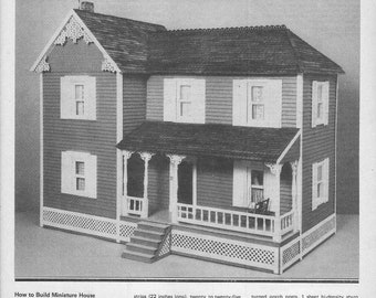 miniature dollhouse plans