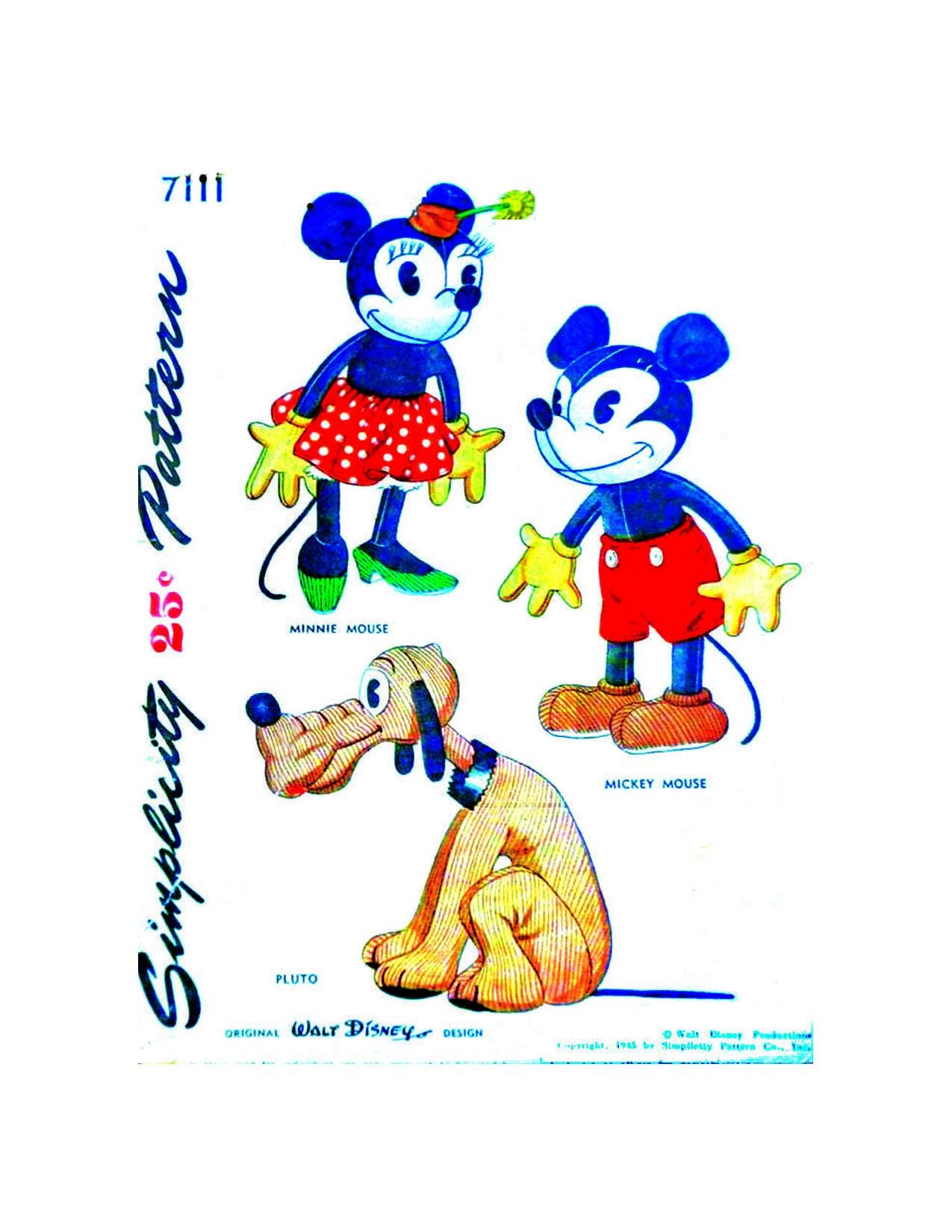 Mickey Mouse 1945 - Etsy