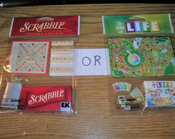 3D Stickers Jolee's Hasbro SCRABBLE or Game of Life  Pick from Options