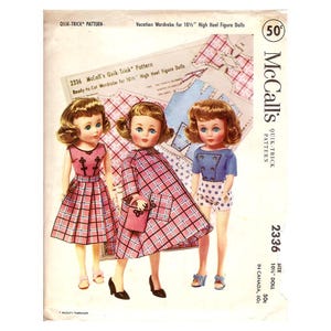 PDF 10.5&quot; Doll Clothes fits Little Miss Revlon, Jill, Miss Coty & similar dolls  2336