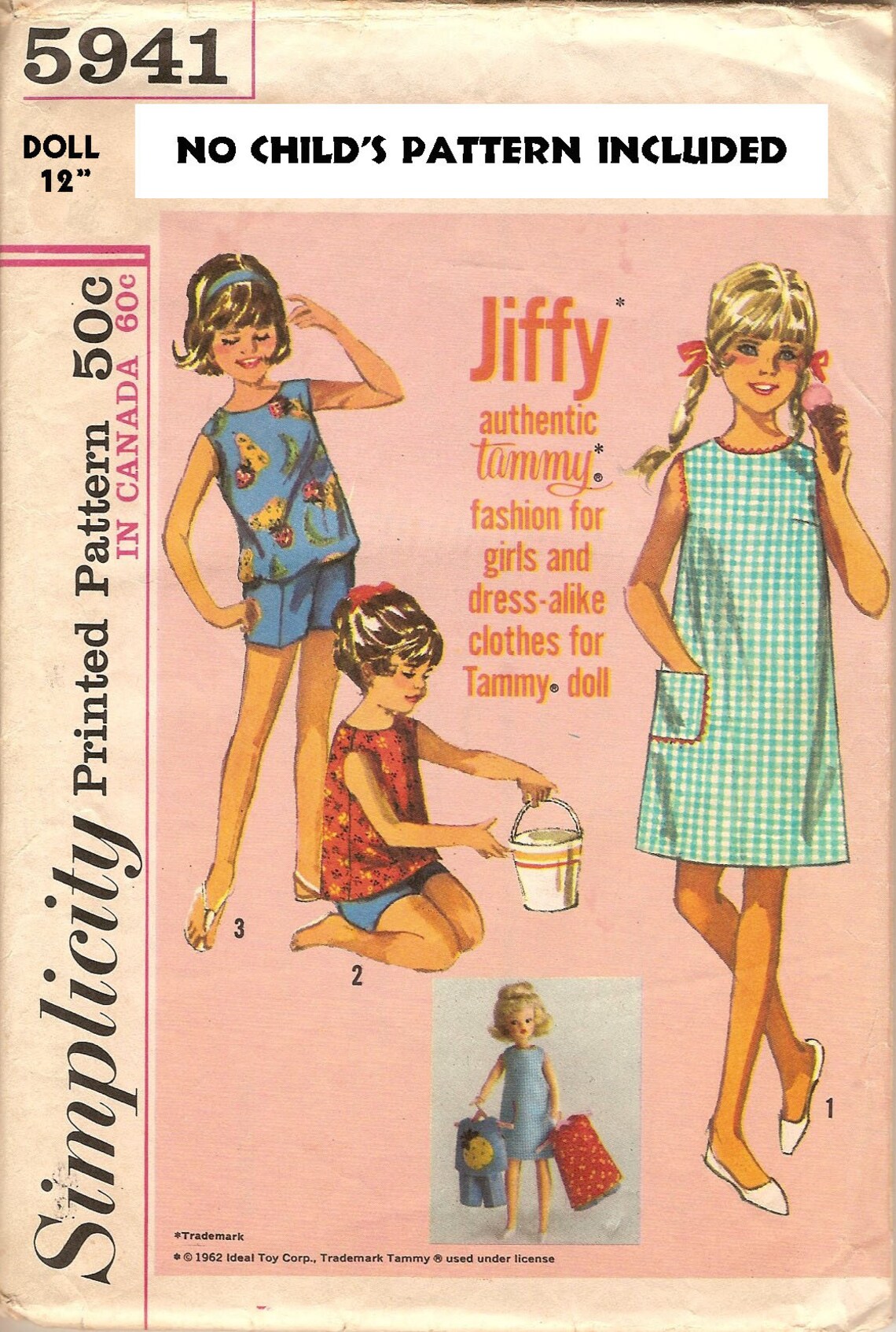 PDF Tammy 12 Doll Sewing Pattern Sleeveless Dress Top Etsy