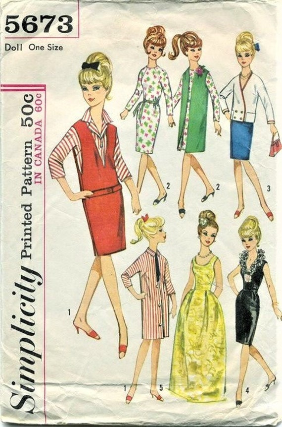 barbie clothes 1960s