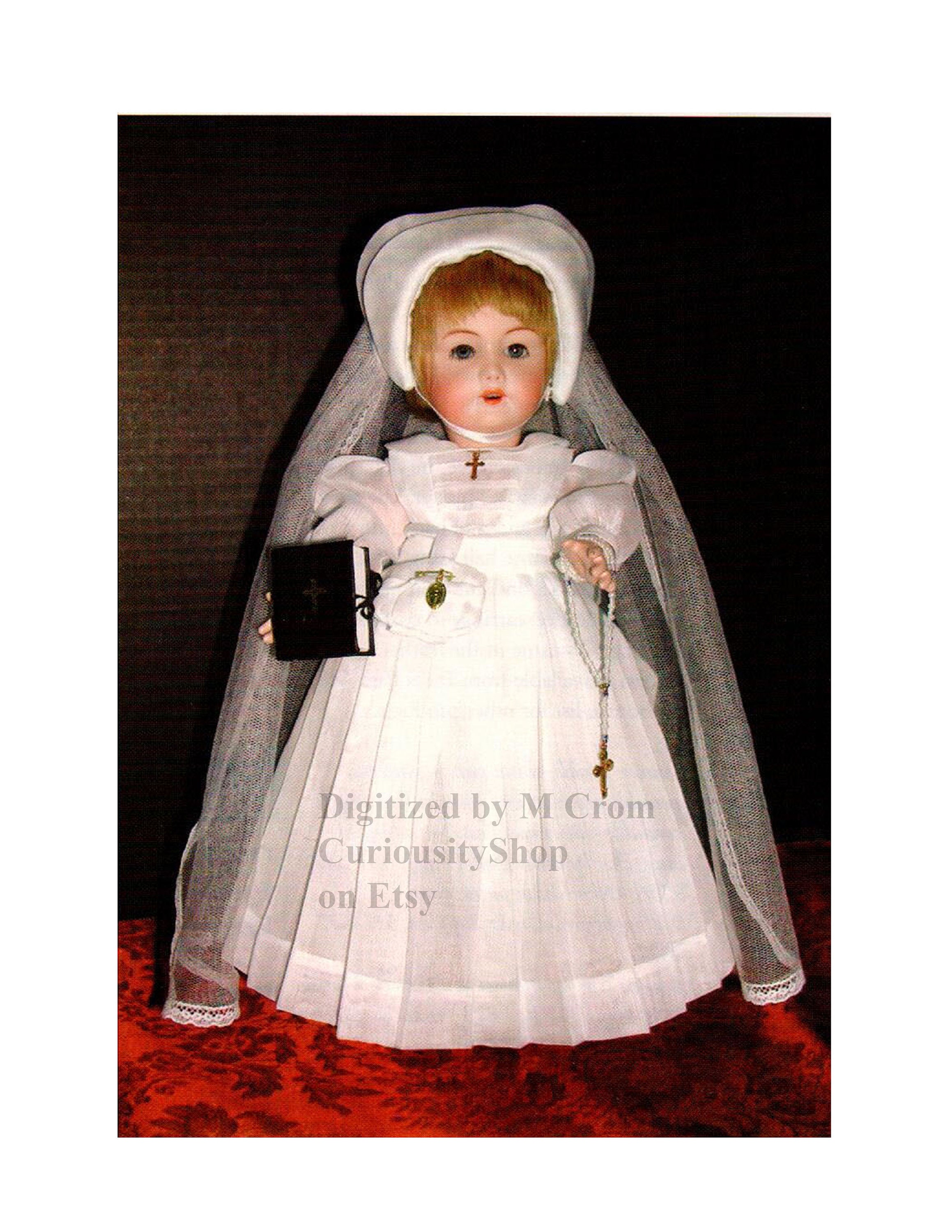 Manteau Ancien Pour Poupée Jumeau – Lainage – Taille Bleuette – Fabriqué En France XXème