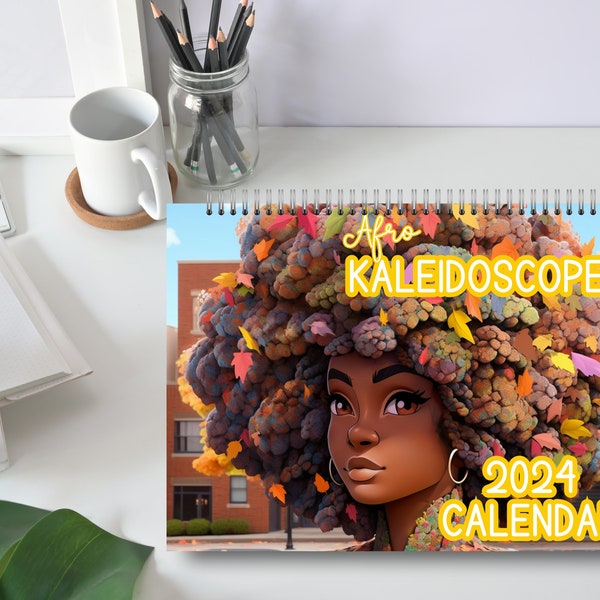2024 Afro Calendar Etsy