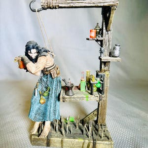 RARO NUOVO Aperto Vintage 2004 9” RASPUTIN McFarlane 6 Faces Of Madness Horror Monster Spawn Figure Giocattolo Retro anni '90 2000 Halloween da collezione