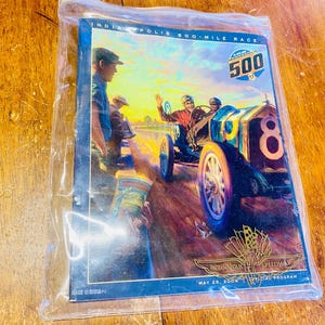 Guía oficial de avistamiento de las 500 Millas de Indianápolis de 2008, programa y campo de salida, Fórmula 1, libro de F1, deportes de motor, carreras de autos, vintage, raro, INDY