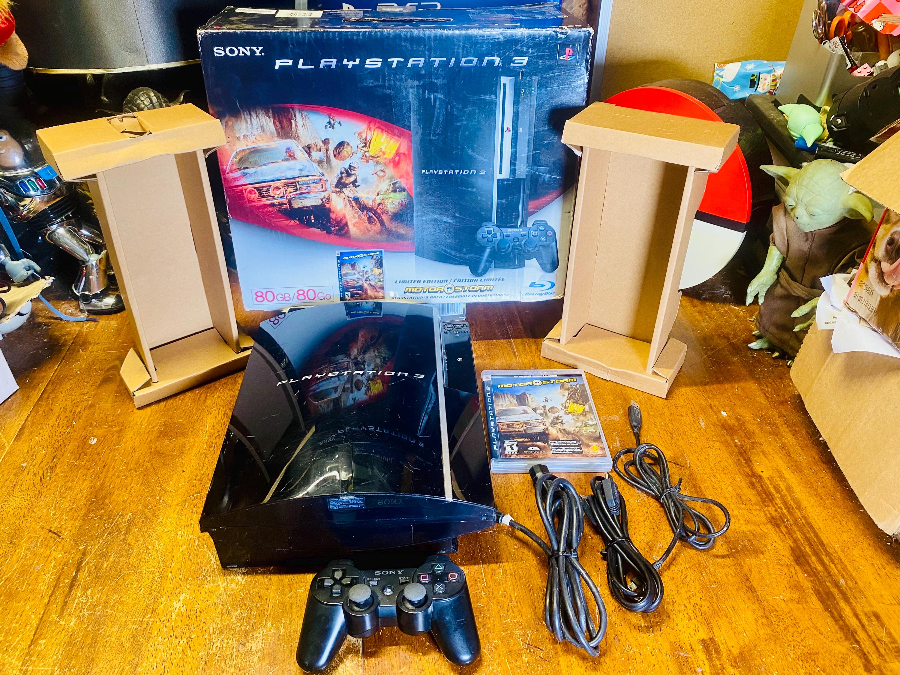 RARE Complete Vintage 2007 Sony Playstation 3 PS3 MOTORSTORM