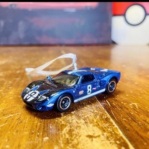 NEW 60s FORD GT40 Race Car Christmas Tree Ornament Gift Present Mirror Hanger Le Mans Ferrari Shelby Daytona mustang f150 svt cobra