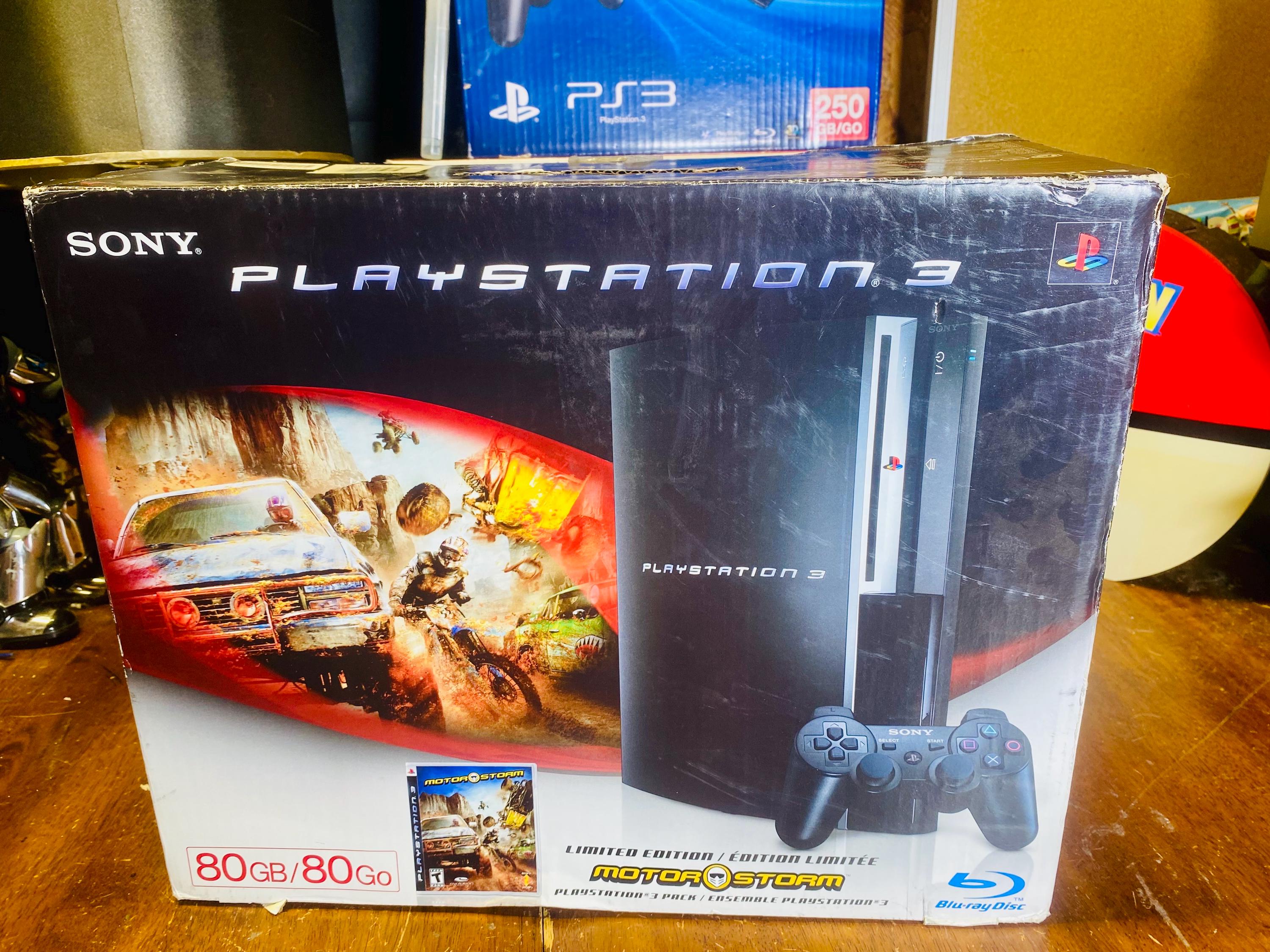 RARE Complete Vintage 2007 Sony Playstation 3 PS3 MOTORSTORM