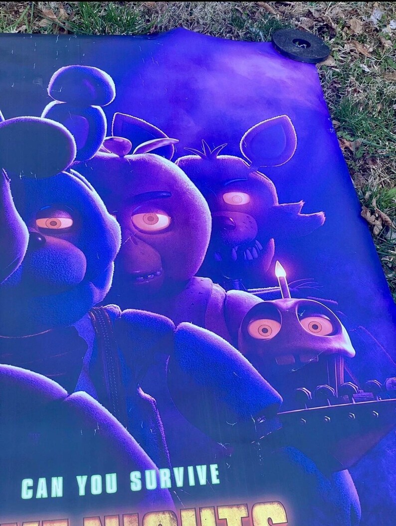 Fanf Promo Super RARE MASSIVE 72”x46” FNAF Five Nights at Freddys Promo Store ...