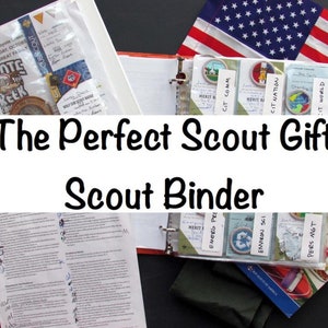BSA Scout Binder, BSA Scout, Scout - Eagle Scouting, Adventures, Advancement Record Keeper, Merit Badges Organizer, Scrapbook Updated 2024