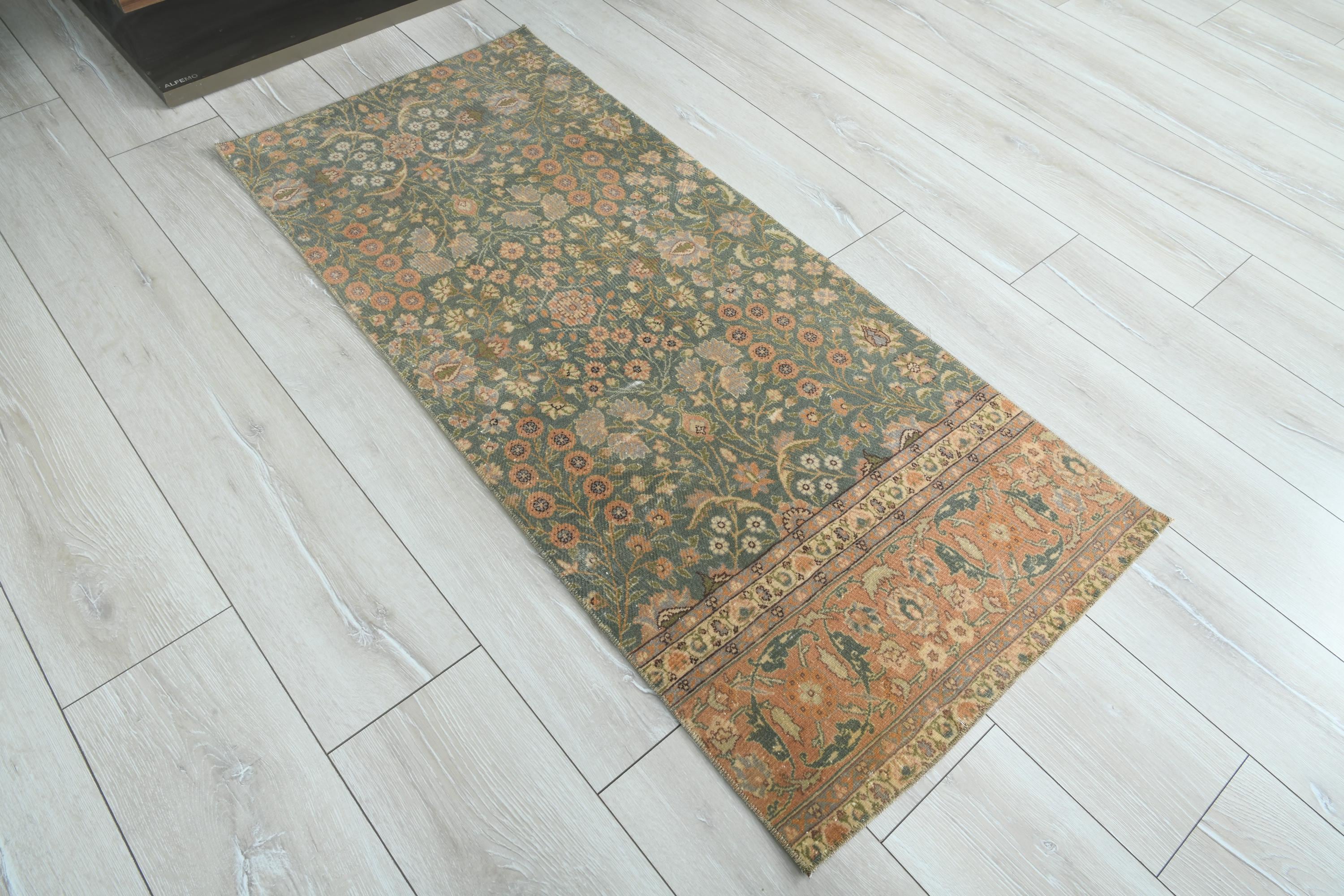 2x5 Vintage Runner, Turkish Runner 2x5, Antique Rug, 2x5 Runner ...