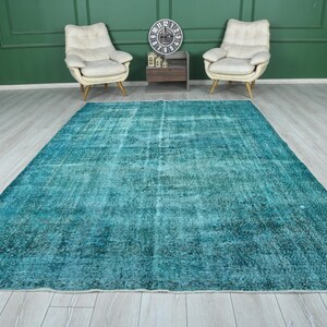 Oversize Rug, 7x11 Rug, Turkish Rug, Vintage Rug, Oushak Rug, Faded Orange Rug, Large Rug 7x11, Living Room Rug, Decorative Rug, Organic,937