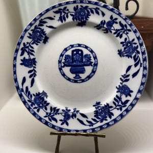 Blue Delft plate, 8”