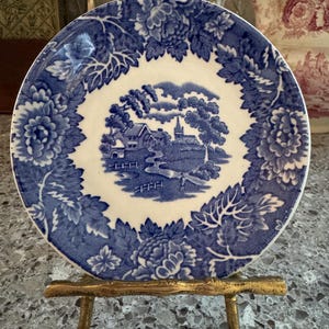 Enoch Woods English Scenery Blue - Etsy