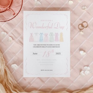 Seven Brides for Seven Brothers Invitation, digital download editable Musical Party, pioneer, Western Birthday Invite