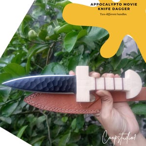 Knife With Sheath| Custom Handmade Knife | Double Edge Knife| kris Daggers.