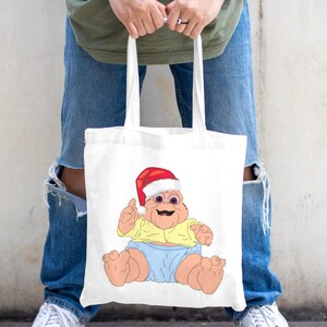 Dinosaurs Baby Sinclair not the mama Christmas tote bag