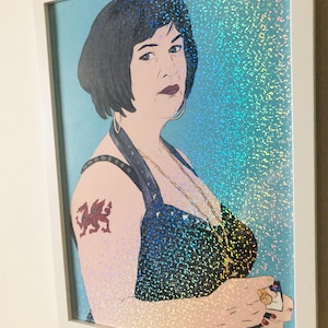 Nessa art unframed art print A4