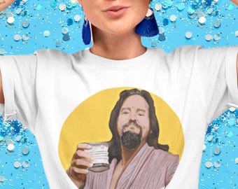 The dude Big Lebwoski unisex relaxed fit  t-shirt