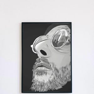 Leon fan art print A3/A4 unframed