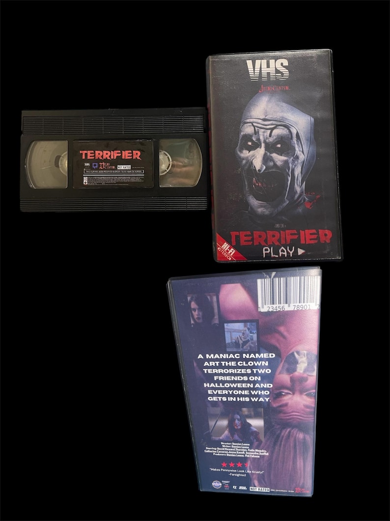 Terrifier One Case Terrifier 1 VHS Horror Movie -CUSTOM ARTWORK. Art the Clown - Etsy