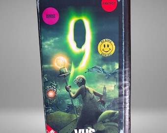 9 (2009 Animated Film) VHS CUSTOM ARTWORK Shane Acker Elijah Wood