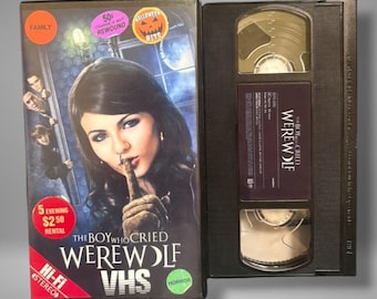 The Boy Who Cried WereWolf VHS CUSTOM ARTWORK Victoria Justice