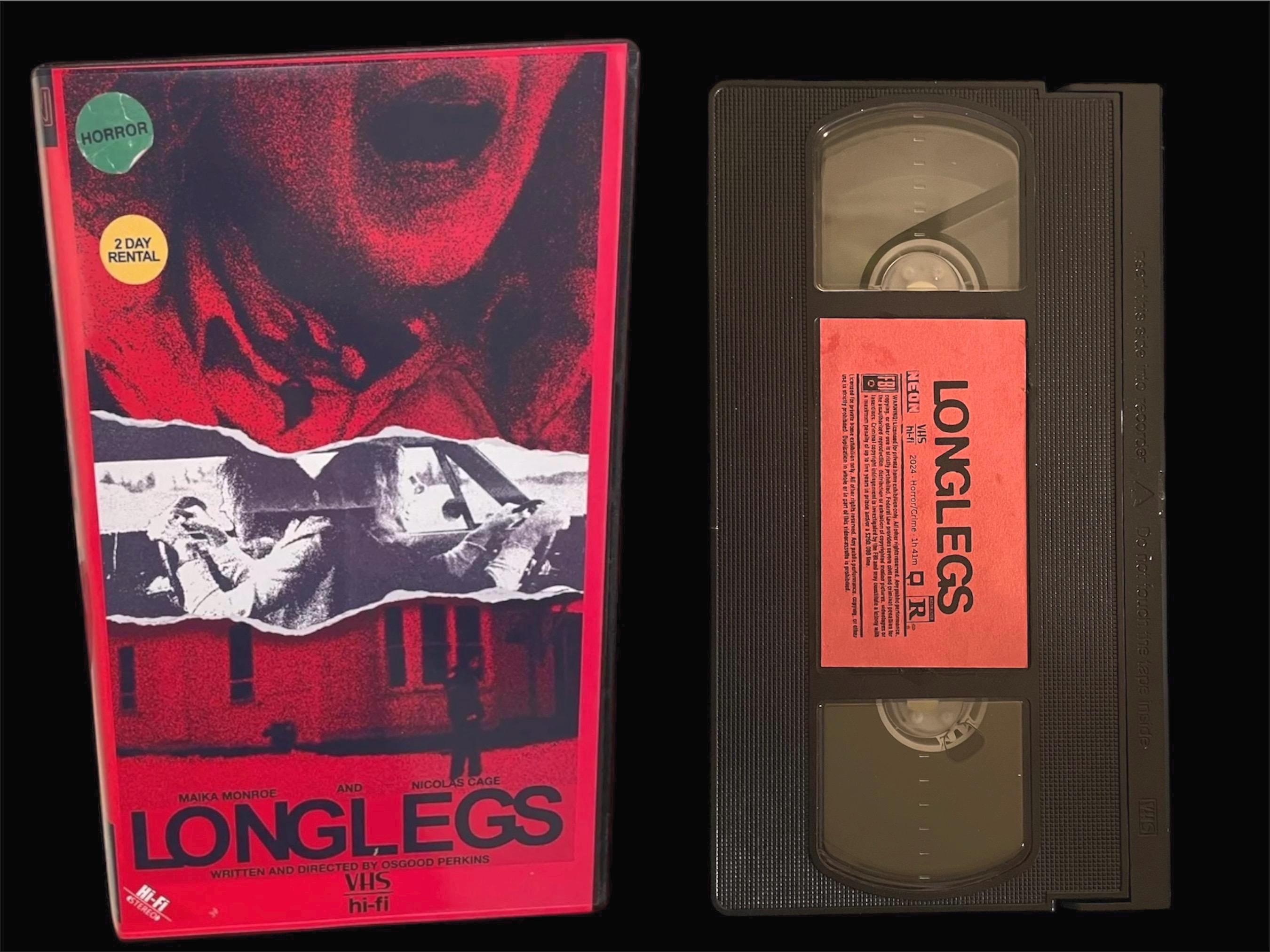 Longlegs Nicolas Cage VHS Movie- CUSTOM ARTWORK Osgood