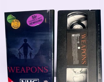 Weapons VHS Custom Artwork Movie. Josh Brolin . Barbarian - Etsy