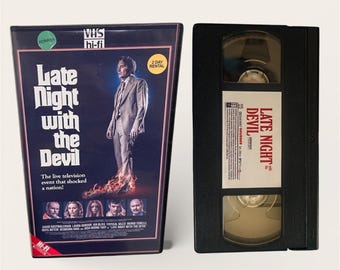 Late Night With the Devil (2023) VHS Horror Movie - CUSTOM ARTWORK