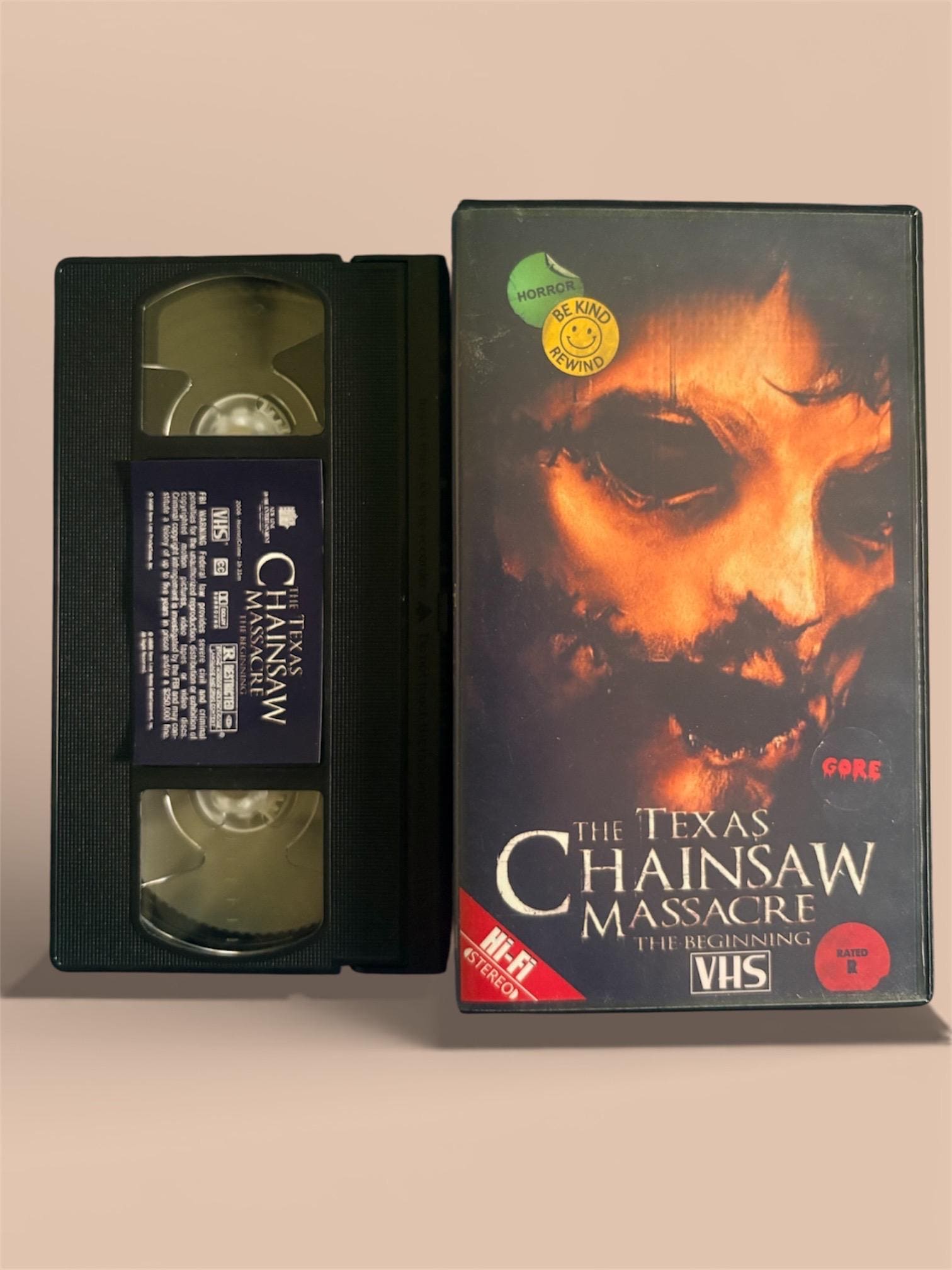 The Texas Chainsaw Massacre (2006) VHS CUSTOM ARTWORK Horror