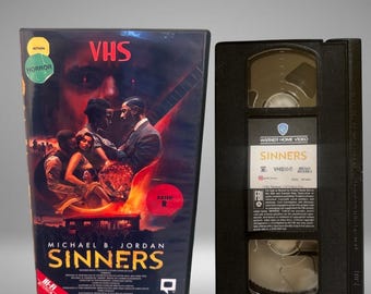 Sinners VHS Custom Artwork movie. Ryan Coogler Michael B Jordan Hailee Steinfeld