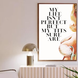 Man-Eater Art Print, Trendy Wall Art, Vintage Retro Collage Art, Apartment Wall Art, Trendy Girly Art, Lips Wall Art, Aesthetic Poster