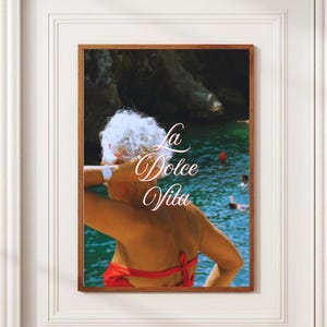La Dolce Vita Vintage Poster: Italian Summer Retro Wall Art (Digital Download)