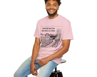 Farmhouse Illustration T-Shirt | Living My Life Chore Tee