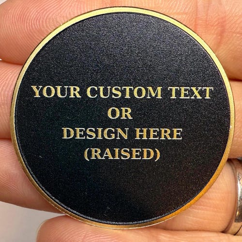 Custom Challenge Coin, Personalized Keepsake Gift