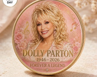 Dolly Parton Herdenkingsmunt, 1946–2026, Eerbetoon aan de countrymuziek, Voor altijd een legende, Aandenken, Verzamelobject