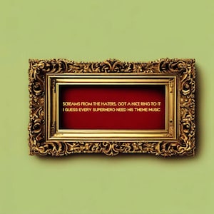 Kanye West My Beautiful Dark Twisted Fantasy Power Typography