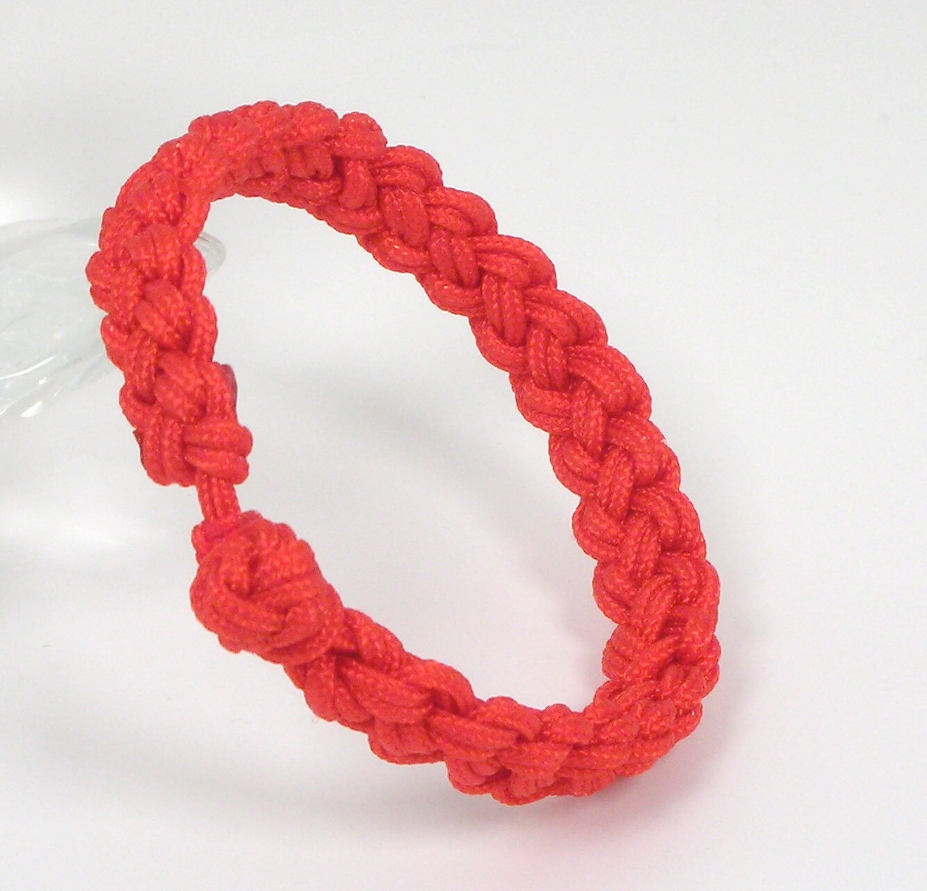 Good Luck Wide Red String Bracelet Etsy