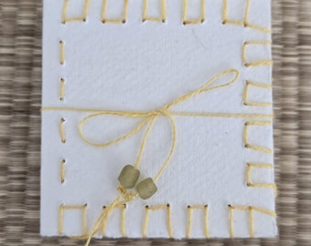 Handmade Art Sketchbook, Concertina book, Khadi Cotton Paper, Mixed Media Journal