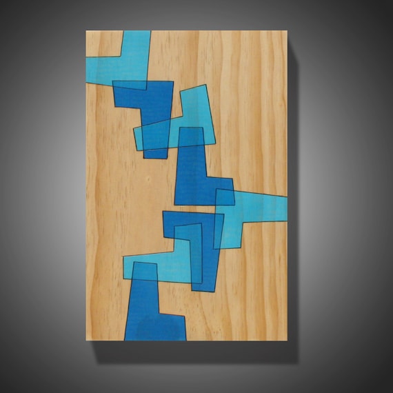 Original Woodburned Abstract Art on Pine, "Lost Cause" 11.25" x 17.25