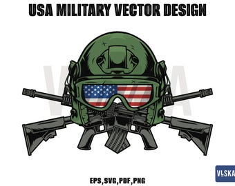 USA Military Vector Design | Patriotic army | US Soldier | American soldier SVG | Military Svg | Military tshirt design | Patriotic design
