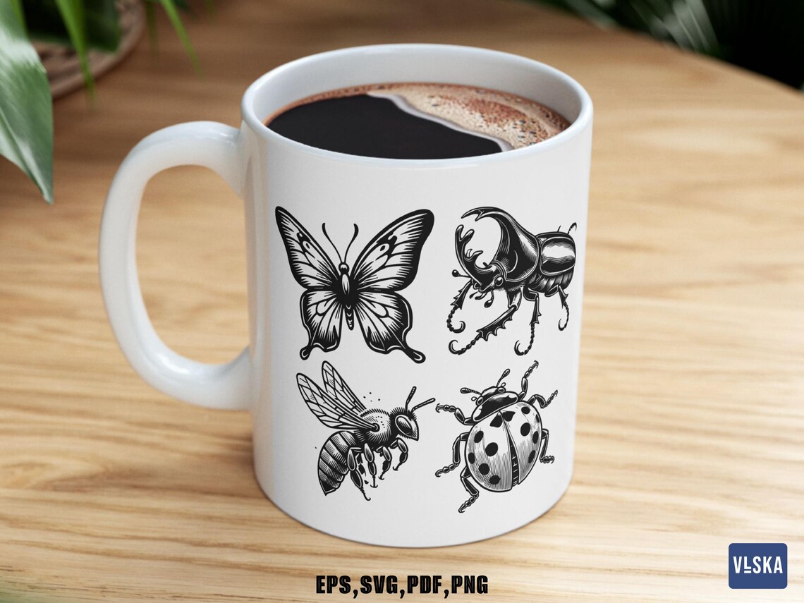 Insect Bug SVG Bundle for Cricut & Laser Cut – Butterfly, Beetle ...