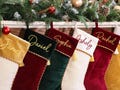 Personalized Velvet Christmas Stockings:Holiday Decorations,2026 Christmas Gifts