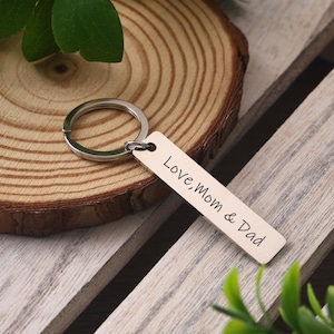 Chaveiro personalizado, chaveiro gravado personalizado, presentes personalizados para ele, presentes para melhores amigos, presentes para mamãe e papai, presente de aniversário para namorado